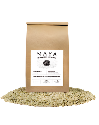 front of Naya Premium Coffee bag